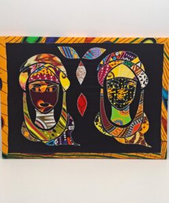 CUADRO ARTESANAL “Turbante de Tuareg - Legado y Fuerza Masculina"