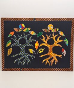 Cuadro Artesanal "El Vínculo de los Baobabs"
