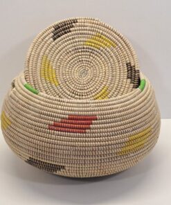 Alternative view of DA MEDIANO ~ CESTA CON TAPA PLANA BEIGE