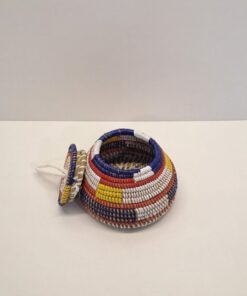 Alternative view of Cesto Artesanal "Da Pequeña Multicolor" con Tapa Plana