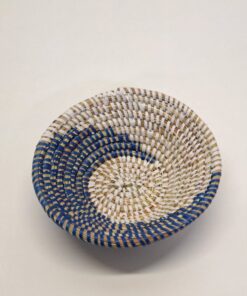 Alternative view of Fuente Circular Artesanal / Bol "Azul & Blanco" 