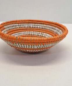 FUENTE CIRCULAR ~ NARANJA Y BLANCO