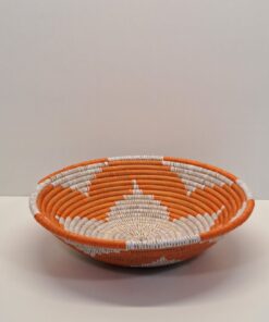 FUENTE CIRCULAR GRANDE ~ BLANCO Y NARANJA