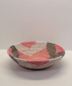 FUENTE CIRCULAR GRANDE ~ ROSA, GRIS Y BLANCO