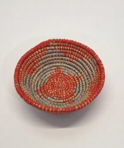 Alternative view of Fuente Circular Artesanal / Bol "Naranja & Gris"