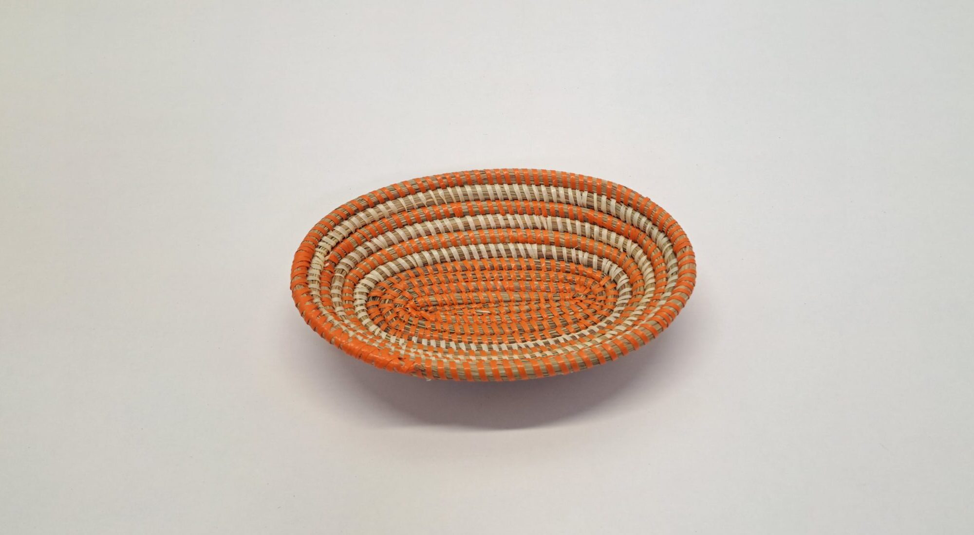 FUENTE OVAL ~ NARANJA Y BEIGE - Imagen 2