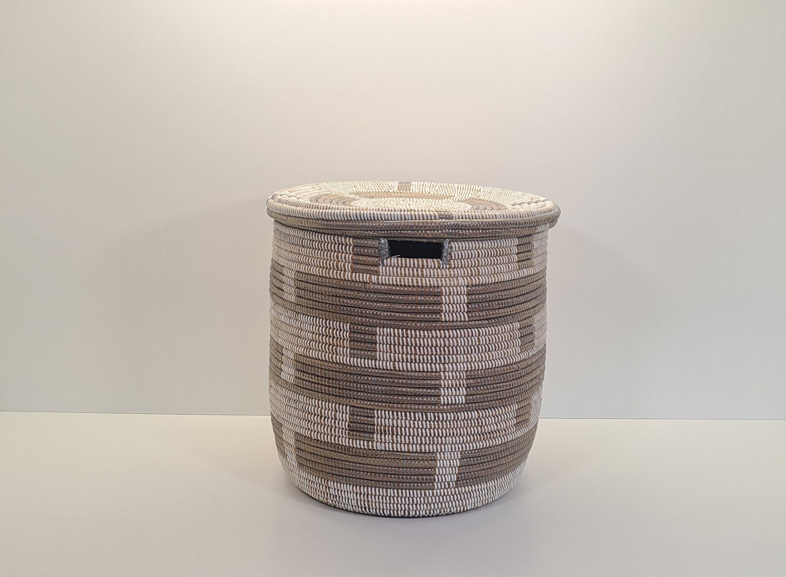 CONJUNTO KEUP ~ CESTA CON TAPA PLANA GRIS – 3 Uds. - Imagen 2