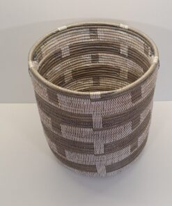 Alternative view of KEUP ~ CESTA CON TAPA PLANA GRIS ~ GRANDE