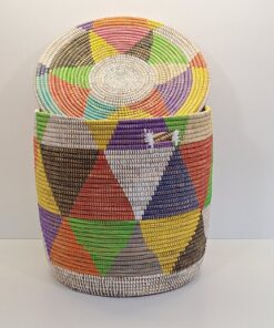 Alternative view of KEUP ~ CESTA CON TAPA PLANA MULTICOLOR ~ GRANDE