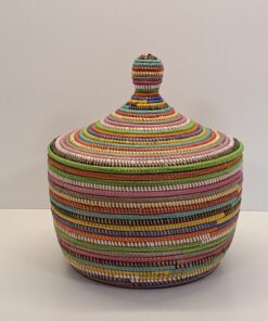 SOUPER ~ CESTA CON TAPA TRADICIONAL ARCOIRIS