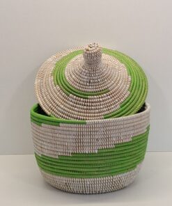 Alternative view of SOUPER ~ CESTA CON TAPA TRADICIONAL VERDE