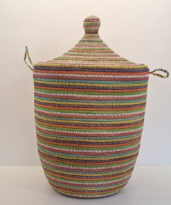 Alternative view of CONJUNTO TEGELE ~ CESTA CON TAPA TRADICIONAL ARCOIRIS – 3 Uds.