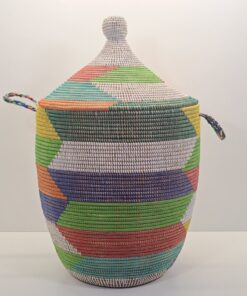 Alternative view of CONJUNTO TEGELE ~ CESTA CON TAPA TRADICIONAL COLORIDO – 3 Uds.