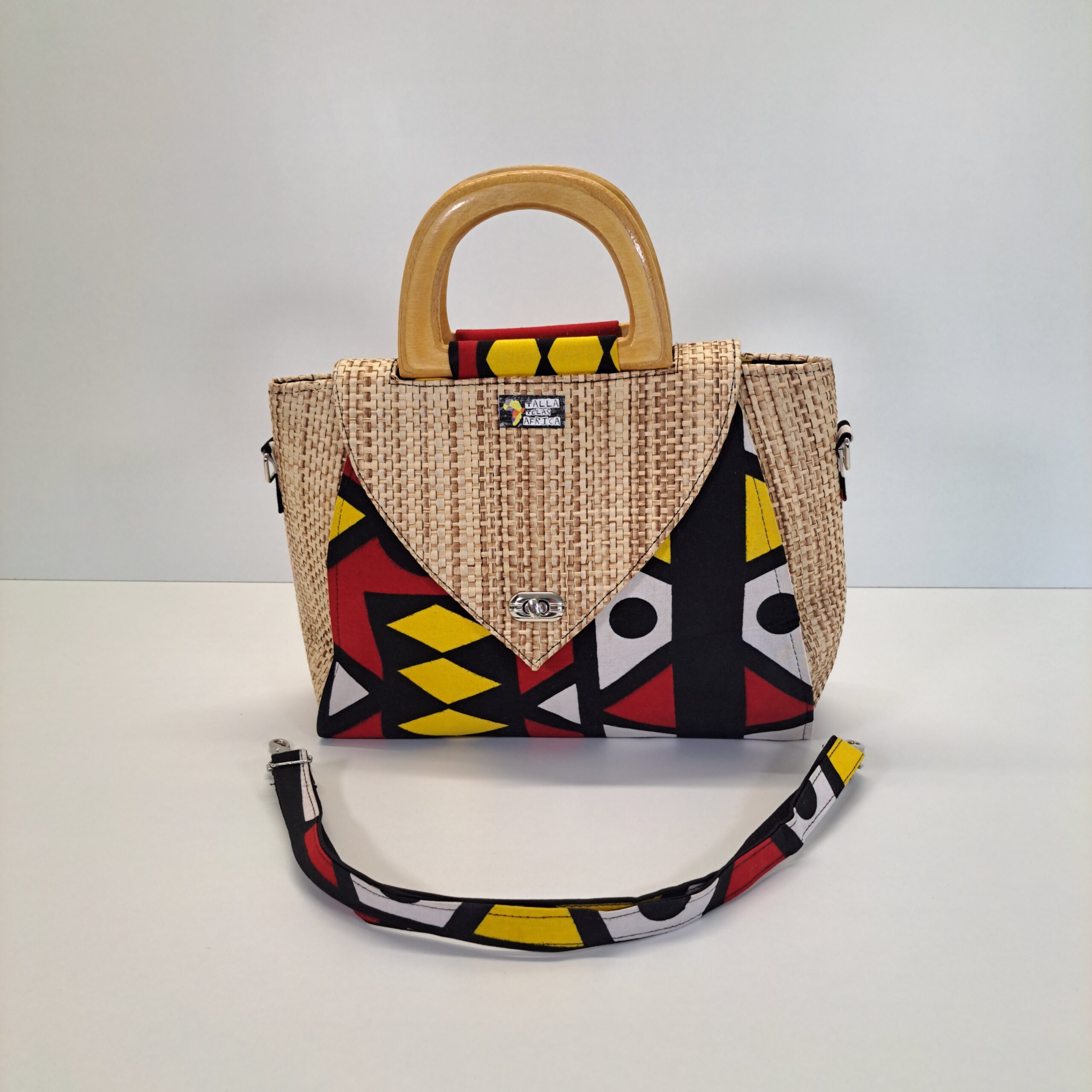 Bolso de Mano Artesanal "Geo-Chic" - Imagen 6