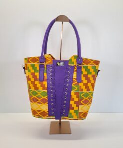 Bolso Tote Artesanal "Kente Royale"