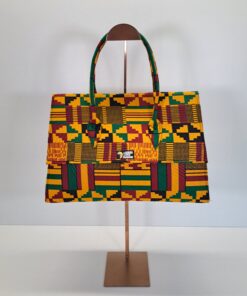 Bolso de Mano Artesanal "Kente Real"