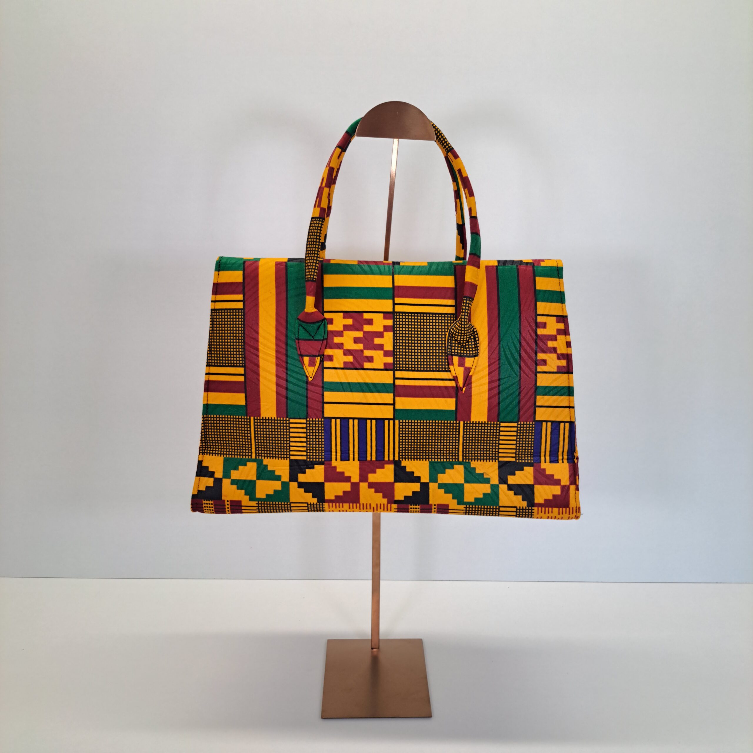 Bolso de Mano Artesanal "Kente Real" - Imagen 2