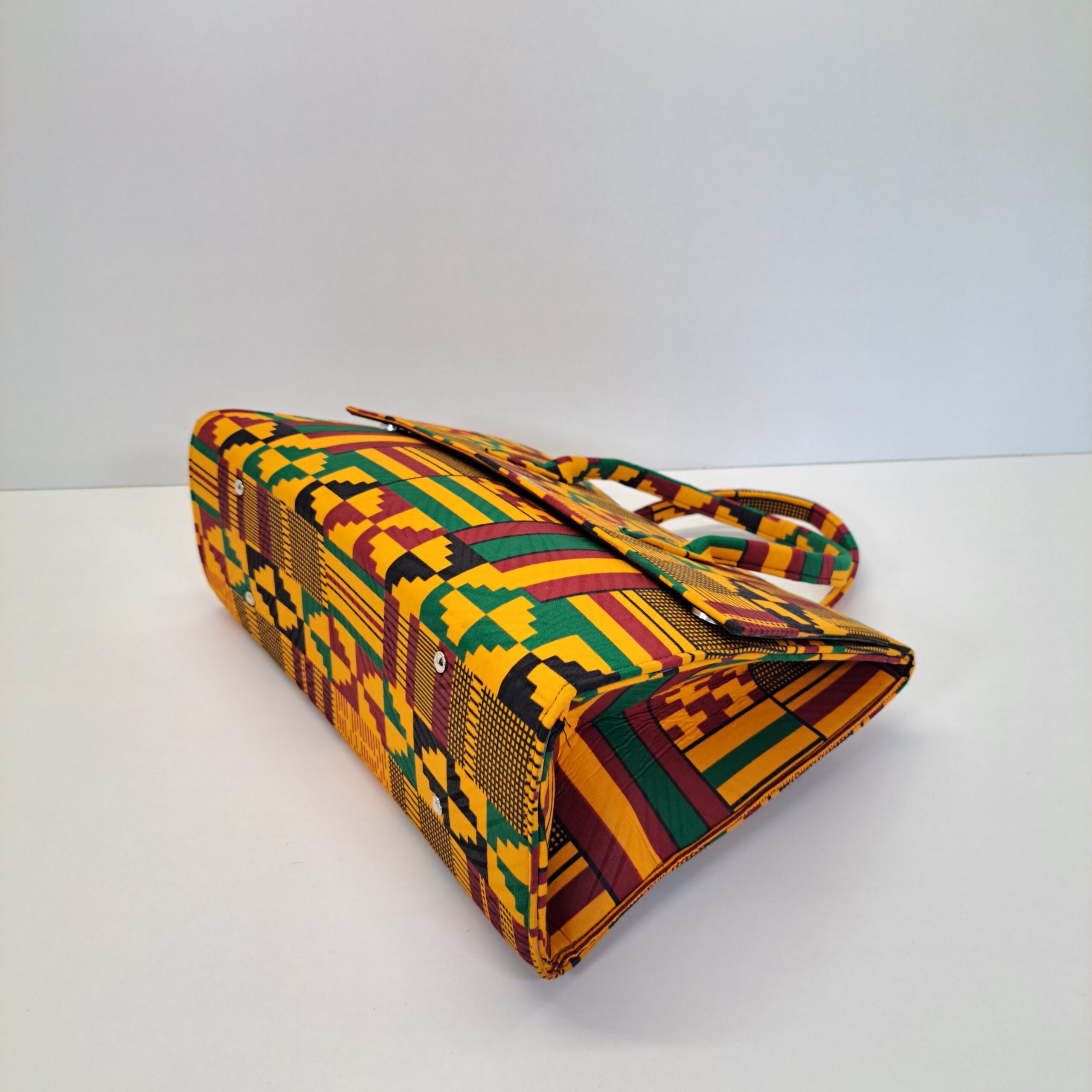Bolso de Mano Artesanal "Kente Real" - Imagen 5
