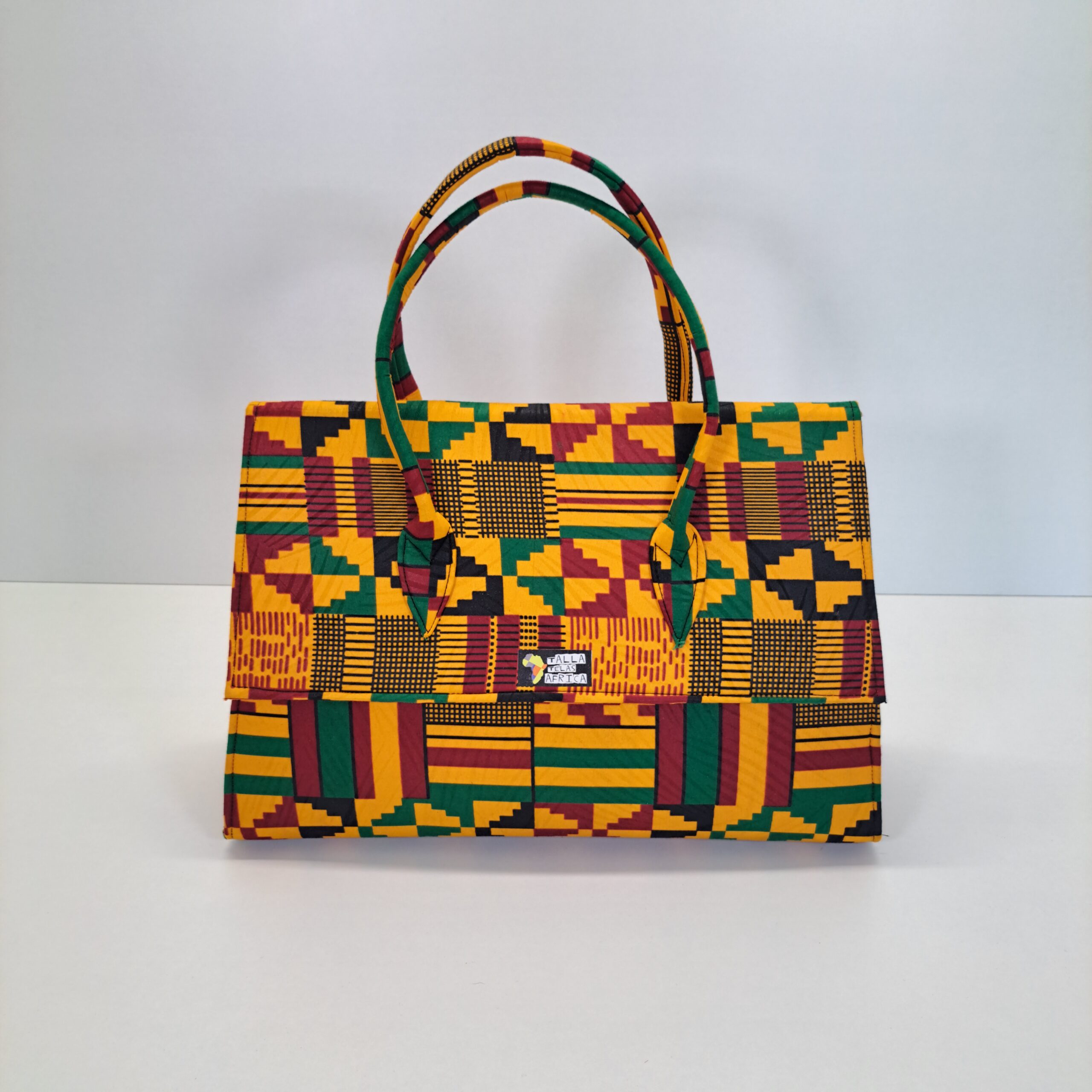 Bolso de Mano Artesanal "Kente Real" - Imagen 6