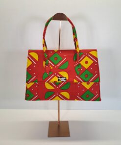 Bolso de Mano Artesanal "Sol y Geometría"