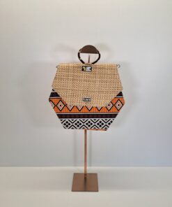 Bolso Hexagonal de Mano Artesanal "Patrones Ancestrales"