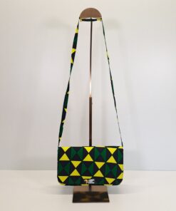 Bolso de Mano & Bandolera "Trisquel Esmeralda" – Diseño Rígido y Geométrico