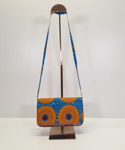 Alternative view of Bolso de Mano & Bandolera "Abanico Solar" – Diseño Rígido en Tela Wax