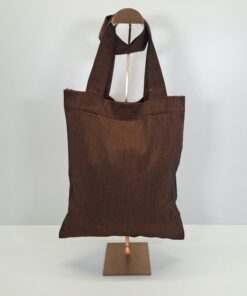 Alternative view of Bolsa "Bailarina - Danza de la Sabana" – Arte Textil en Mosaico Wax (Marrón Chocolate)